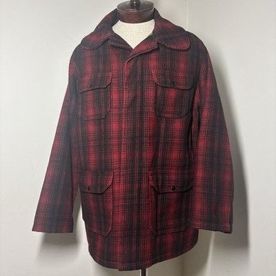 Other VTG Woolrich Mackinaw Red Plaid Wool Hunting Jacket 503 Men’ Size US S / EU 44-46 / 1 - 1 Thumbnail