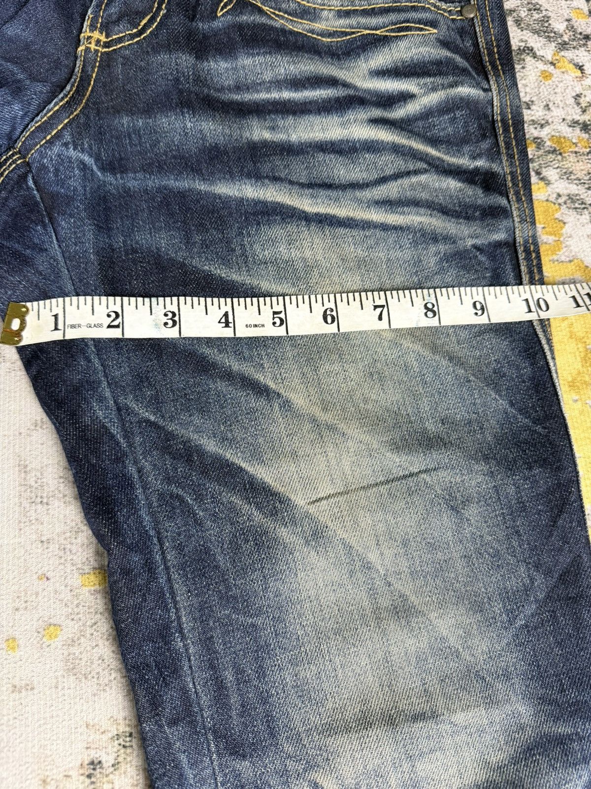 Tornado Mart Flared Lolita Concert Club Mudwash Jeans Size US 30 / EU 46 - 9 Thumbnail