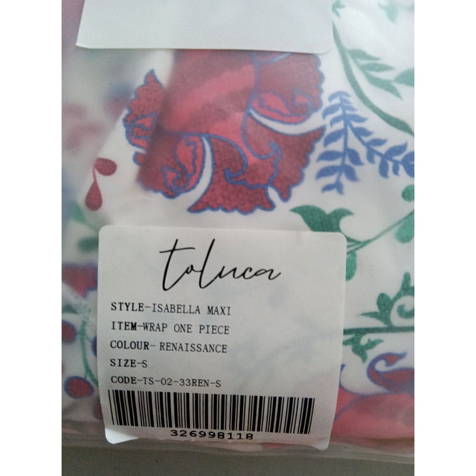 Vintage Toluca Renaissance One Piece Bathing Suit Women S Floral NyLon Spandex Wide Strap Beach Retro Size S / US 4 / IT 40 - 6 Thumbnail