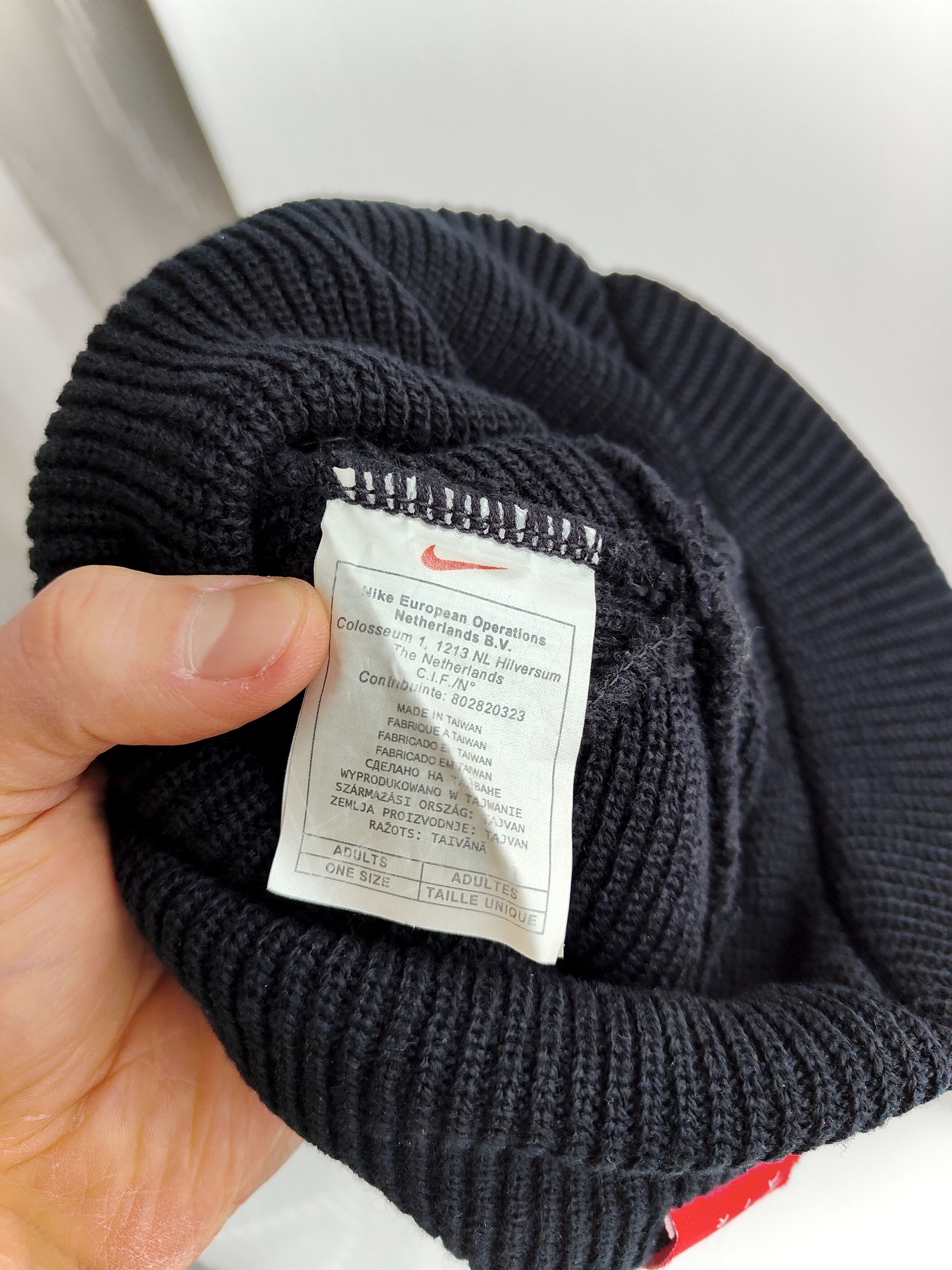 Nike Vintage Nike Air Visor Beanie Hat Jeep Cap Cuffed Peaked Hat Size ONE SIZE - 10 Thumbnail