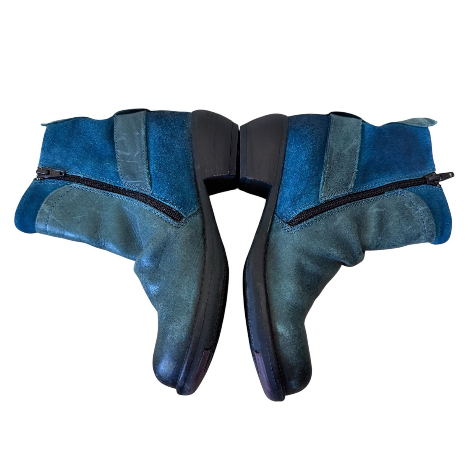 Fly London FLY LONDON Mel P141633028 Green Leather Boots Size 36 Size US 6 / IT 36 - 5 Thumbnail