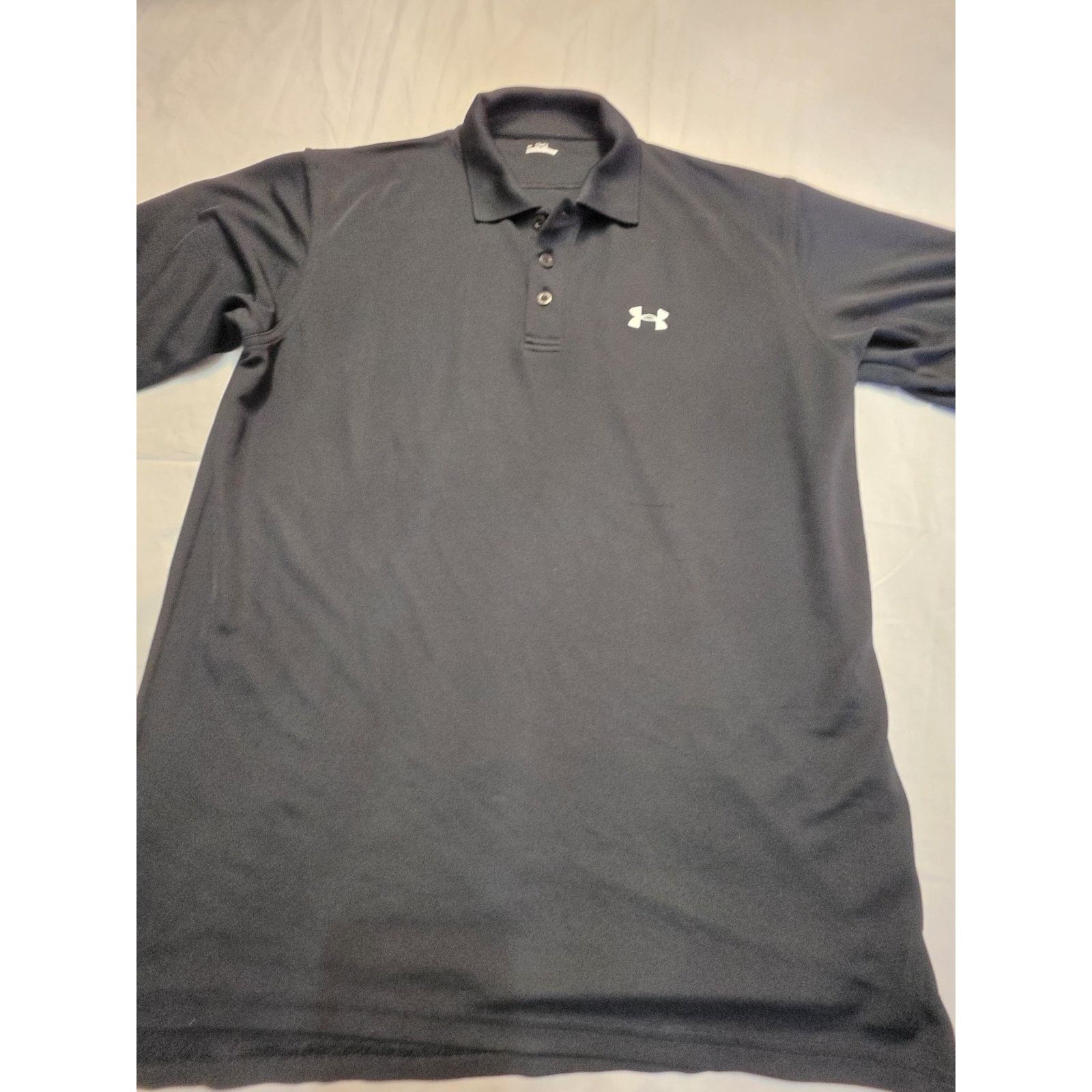 Under Armour Under Armour Men's Size Large Short Sleeve Black Polo Shirt Size US L / EU 52-54 / 3 - 1 Thumbnail