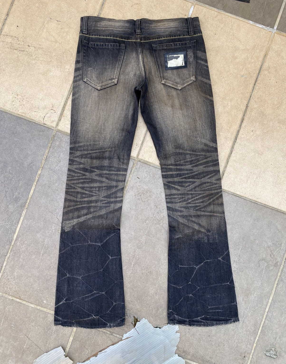 Murder License Murder Lincense Studded Flare Jeans Size US 35 - 3 Thumbnail