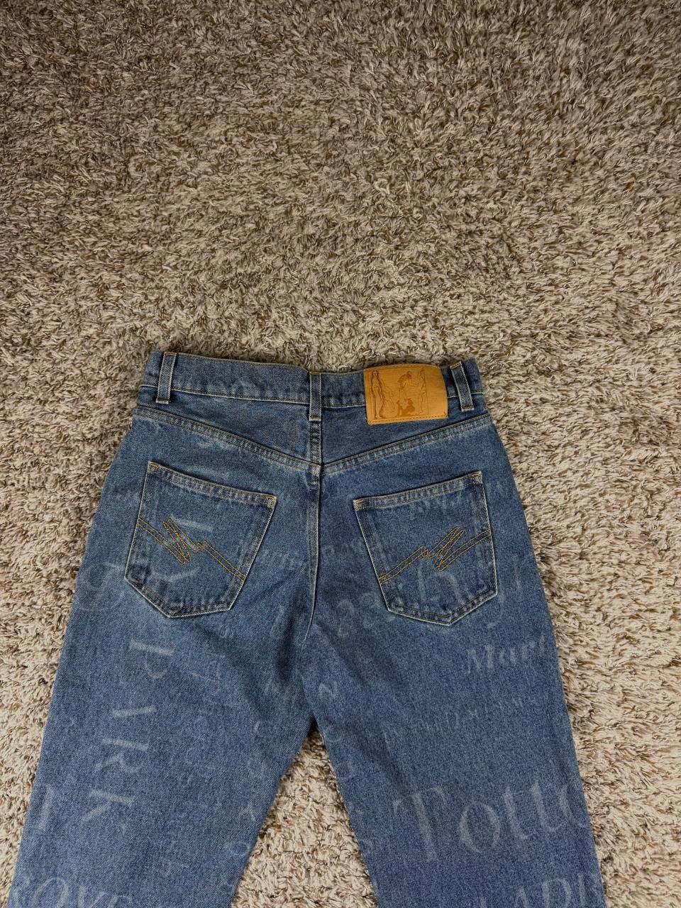 Martine Rose Martine Rose Printed Names Straight Leg Denim Jeans Size US 29 - 11 Thumbnail