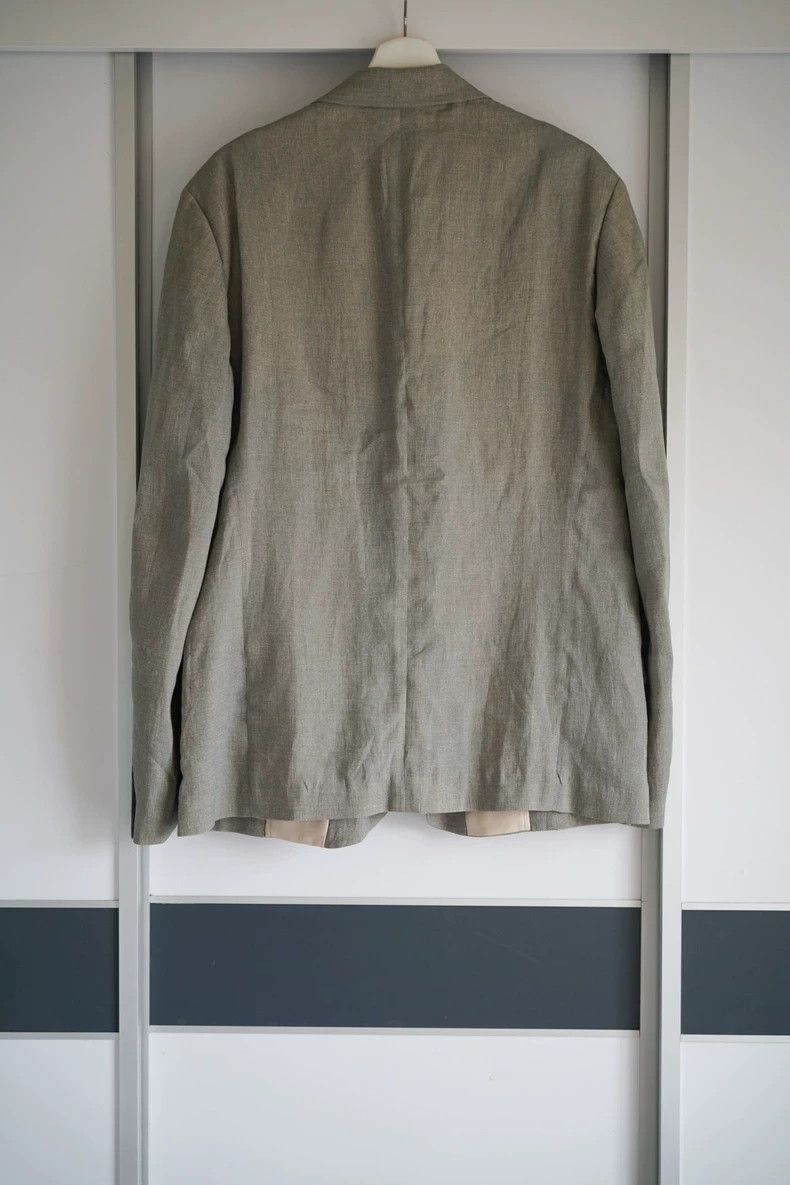 Yohji Yamamoto Yohji Yamamoto Yohji Yamamoto Grey Suit Blazer Size 4 Size US M / EU 48-50 / 2 - 2 Thumbnail