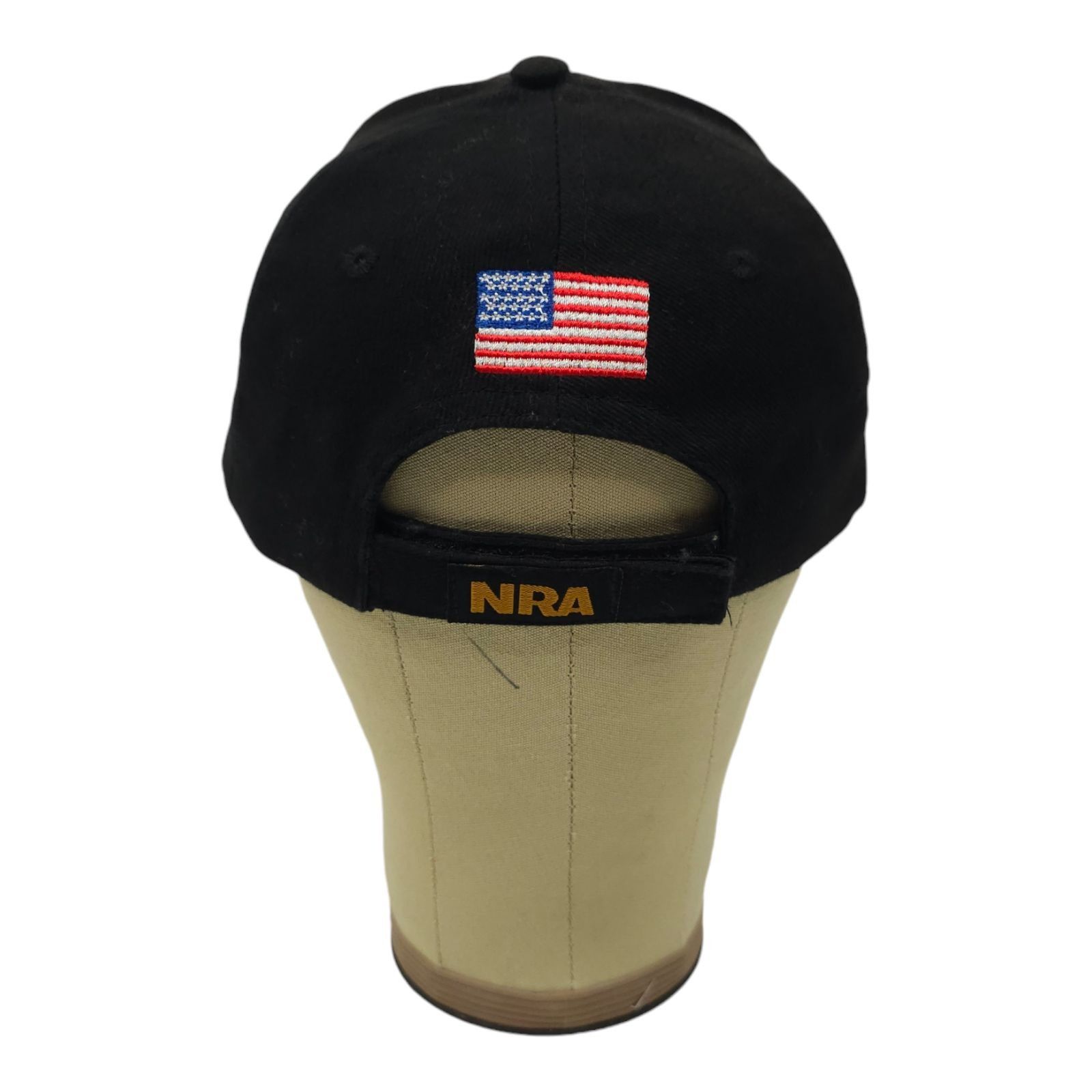 Other NRA Strapback Cap National Rifle Association Flag Black Hat Size ONE SIZE - 4 Thumbnail