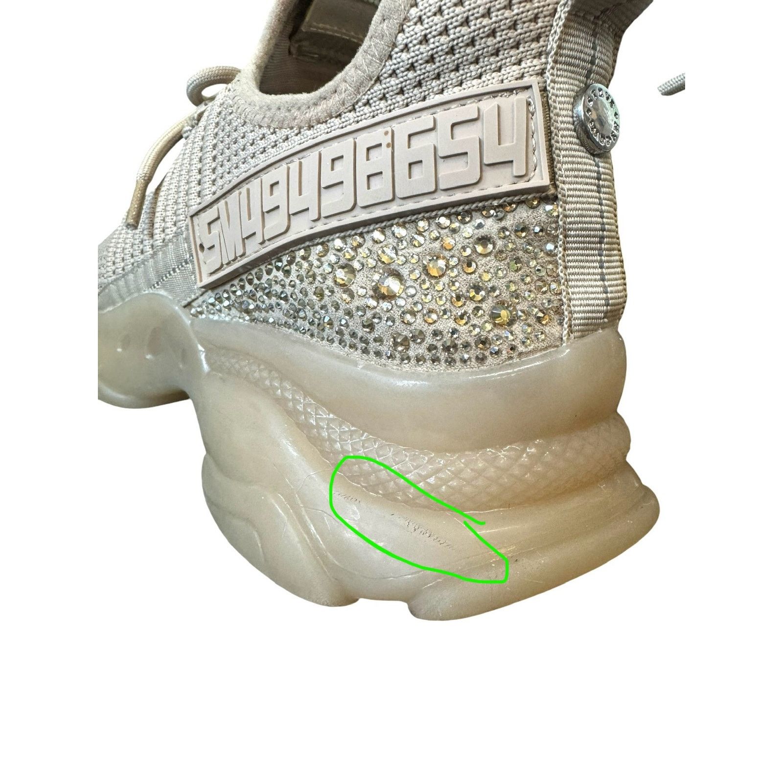 Steve Madden Steve Madden Maxima NY90 rhinestone sneakers size 9 Size US 9 / IT 39 - 9 Thumbnail