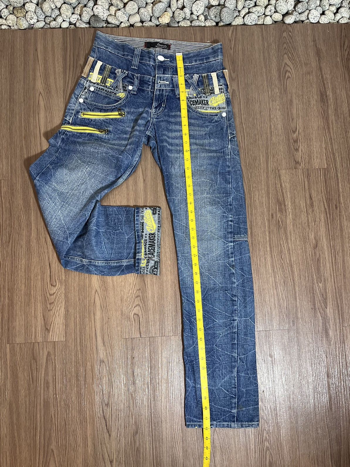 Hysteric Glamour × Japanese Brand Dominate Handcrafted Double Waist Denim Size US 31 - 14 Thumbnail