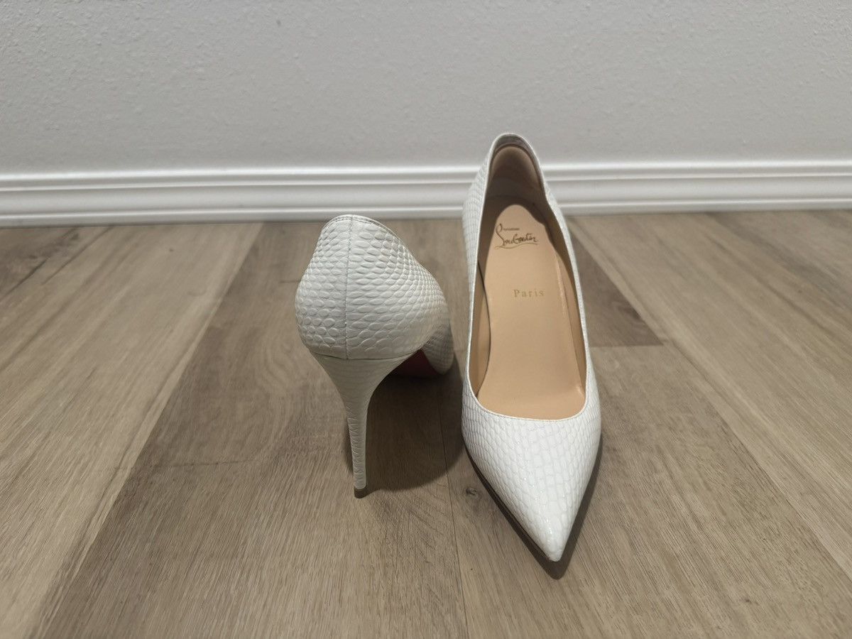 Christian Louboutin Christian Louboutin Kate 85 White Size US 10.5 / IT 40.5 - 2 Thumbnail