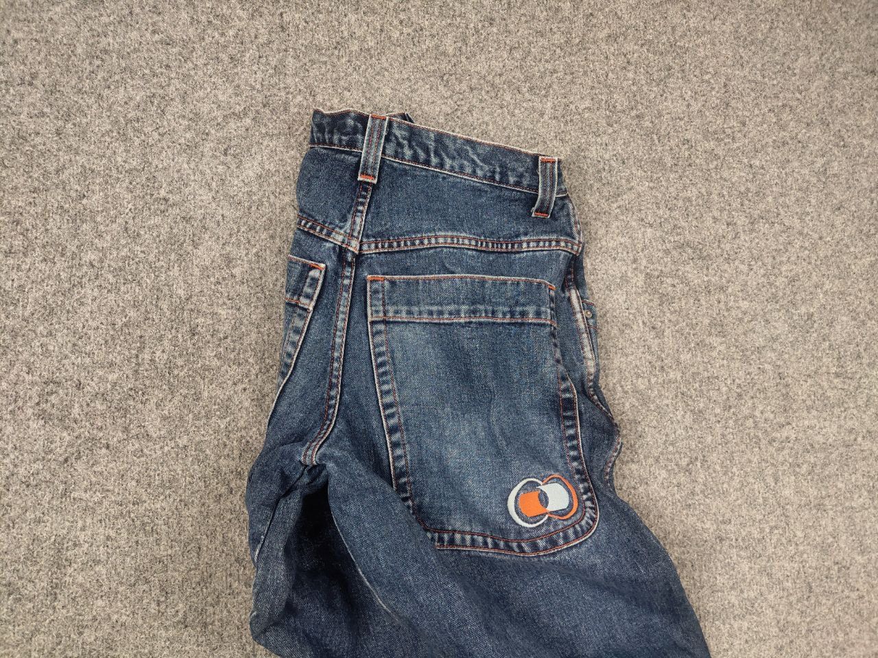 JNCO Rare Vintage 90's Jnco Girlie‎ Double Barrel Wide Leg Jeans Size US 29 - 3 Thumbnail