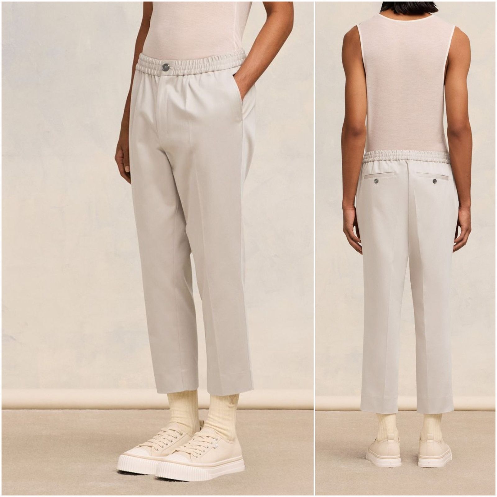 AMI AMI Alexandre Mattiussi Clair Elasticated Waist Trousers M Size US 30 / EU 46 - 1 Thumbnail