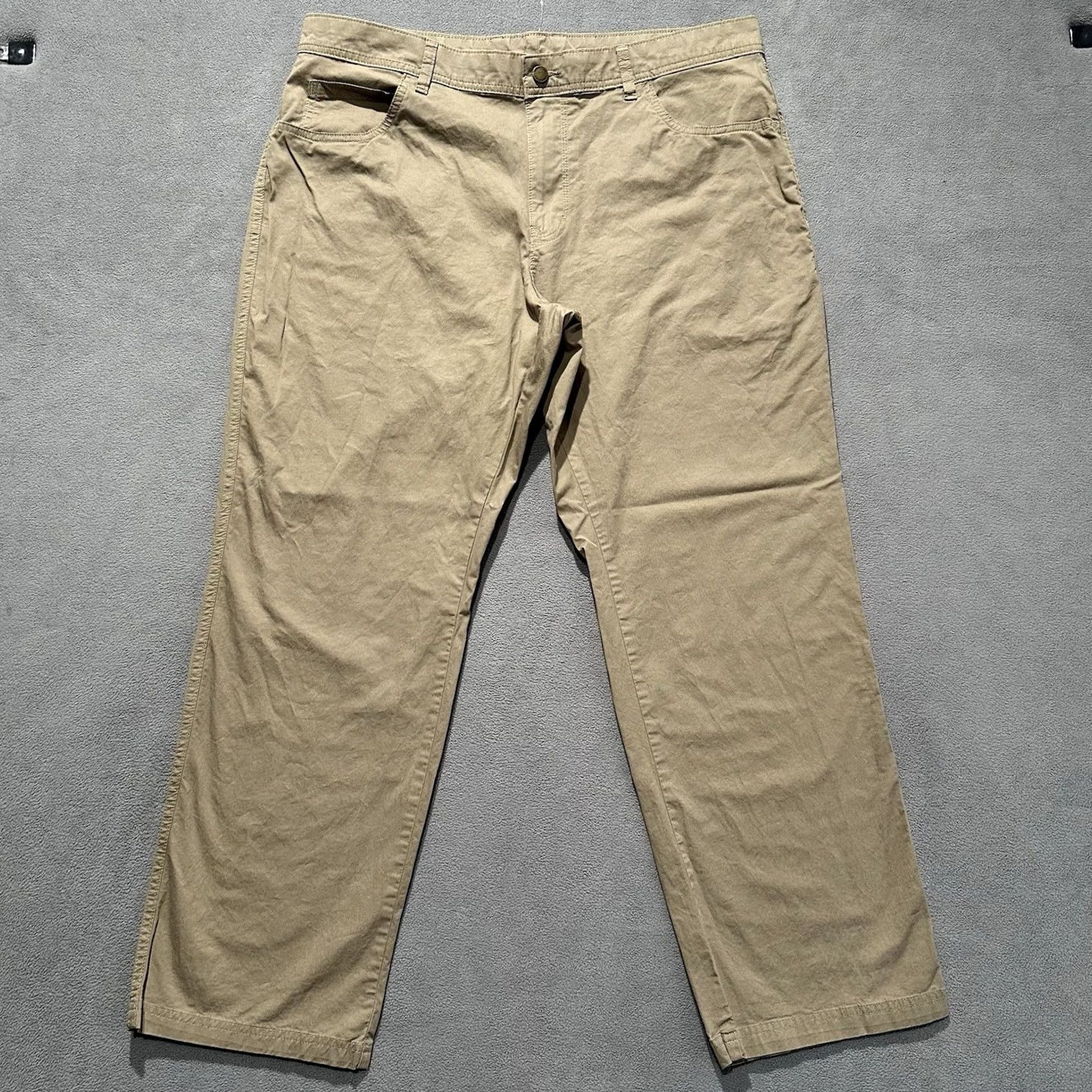 Vintage Columbia Omni-Shade Rapid Rivers Mens Pants Casual Work Beige 38x29 XXS? (Oops) Size US 38 / EU 54 - 2 Thumbnail