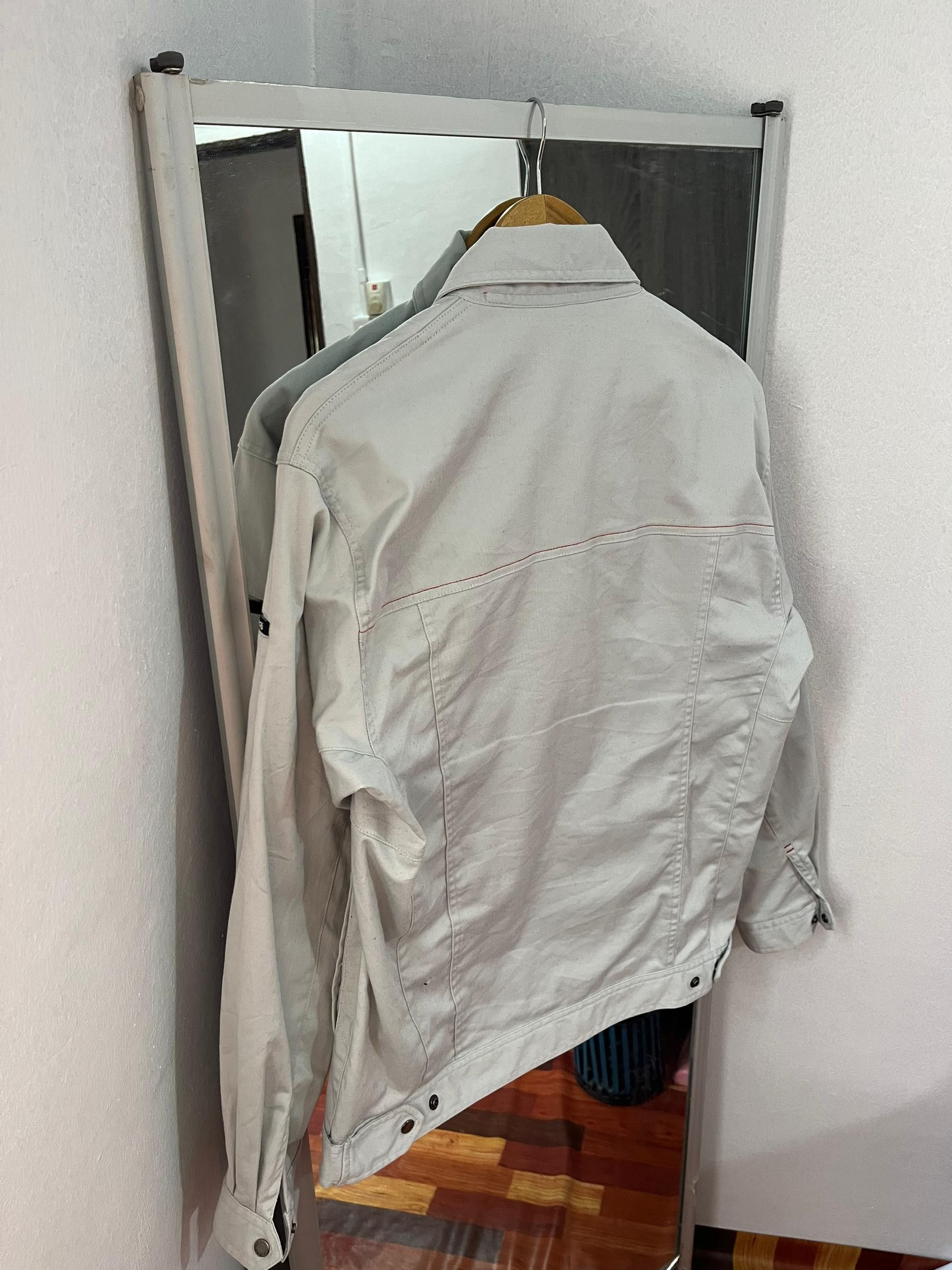 Kansai Yamamoto Kansai Yamamoto Light Grey Utility Work Jacket Size US L / EU 52-54 / 3 - 13 Thumbnail