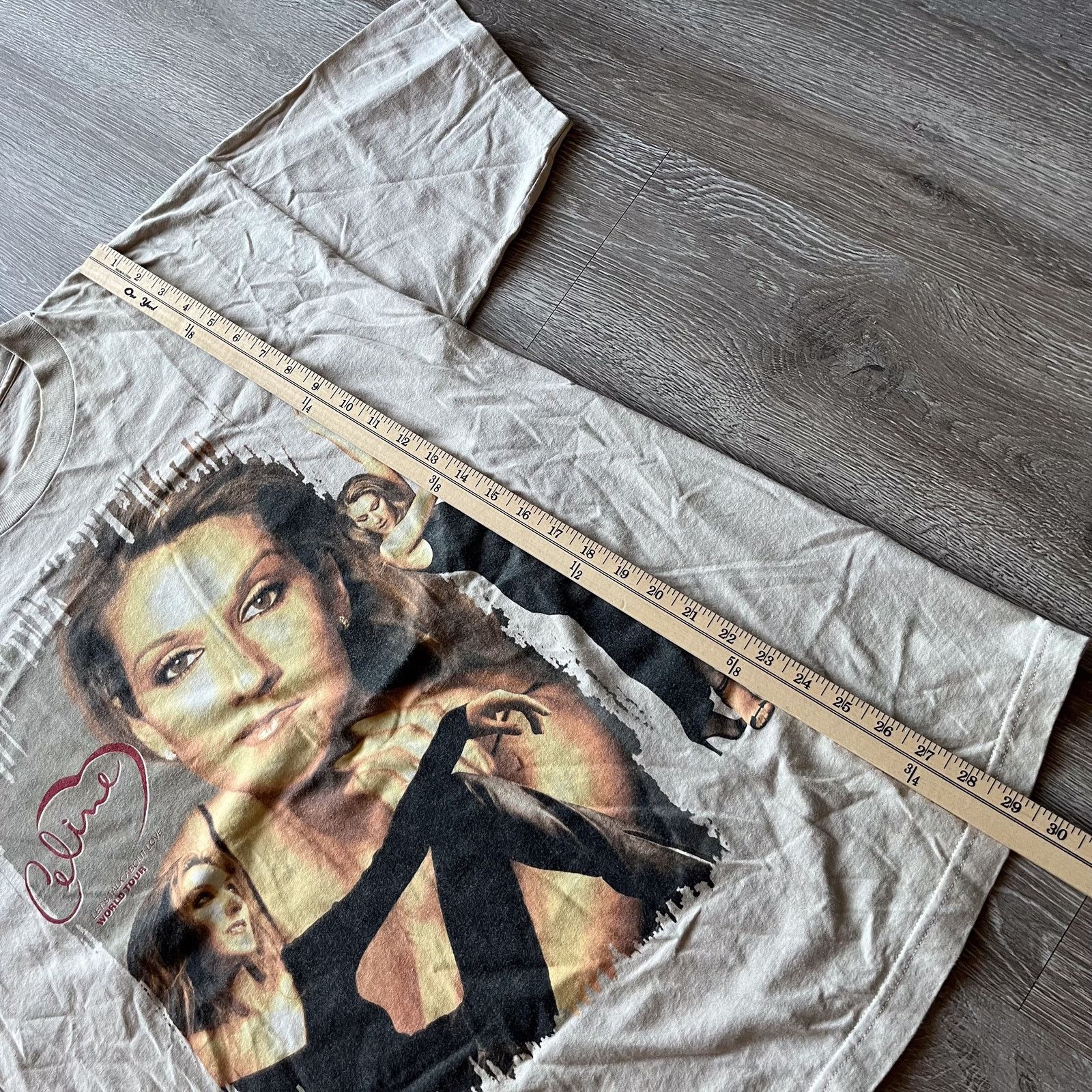 Vintage 1998 Celine Dion Lets Talk About Love World Tour T Shirt XL Size US XL / EU 56 / 4 - 11 Thumbnail