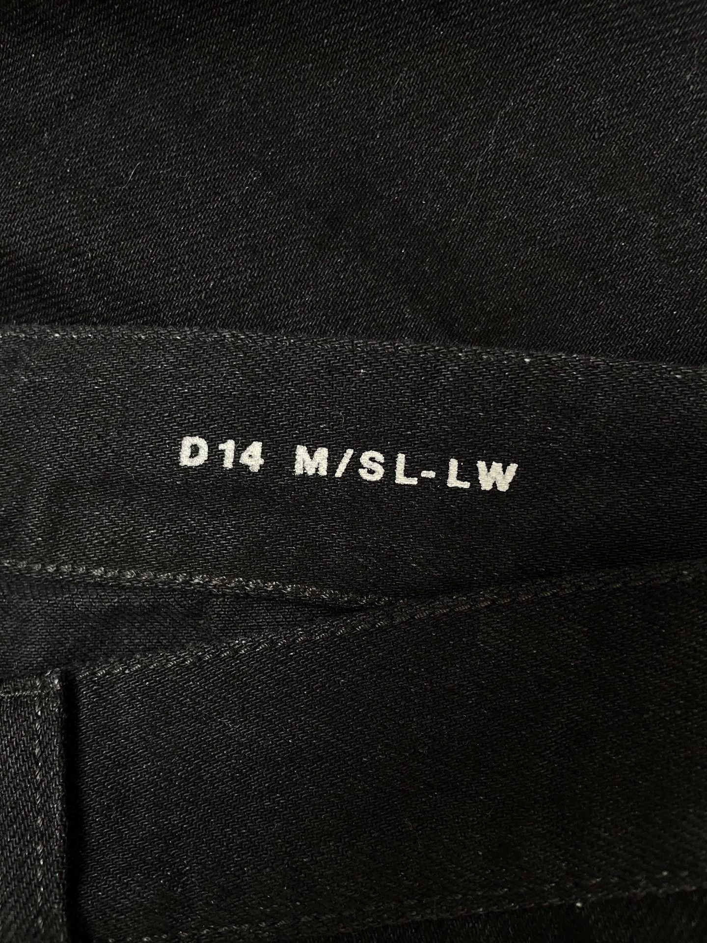Saint Laurent Paris Saint Laurent Paris Black Straight Leg Jeans 31 Size US 31 - 4 Thumbnail