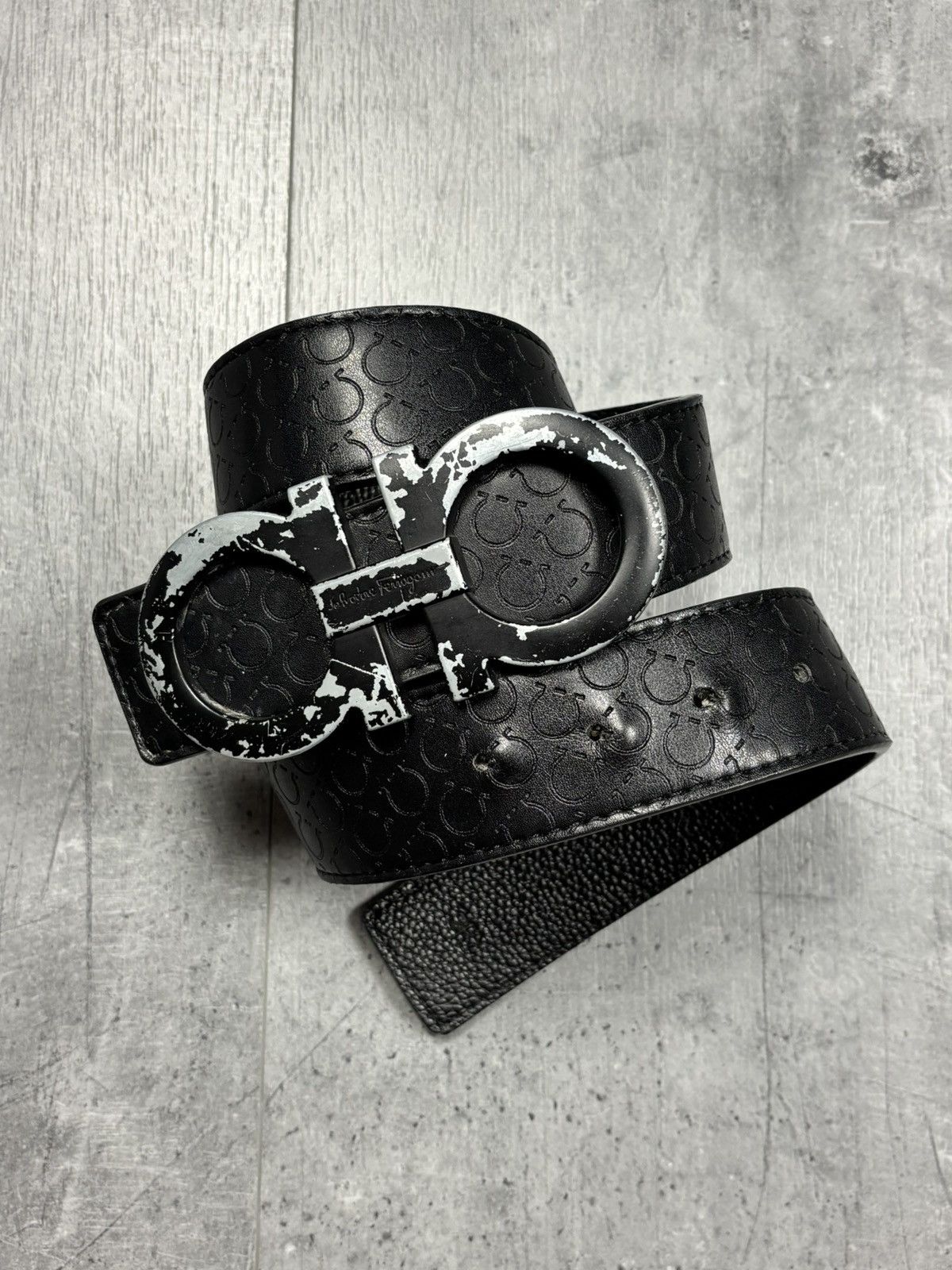 Salvatore Ferragamo Salvatore Ferragamo Black Belt Size 46 - 1 Thumbnail
