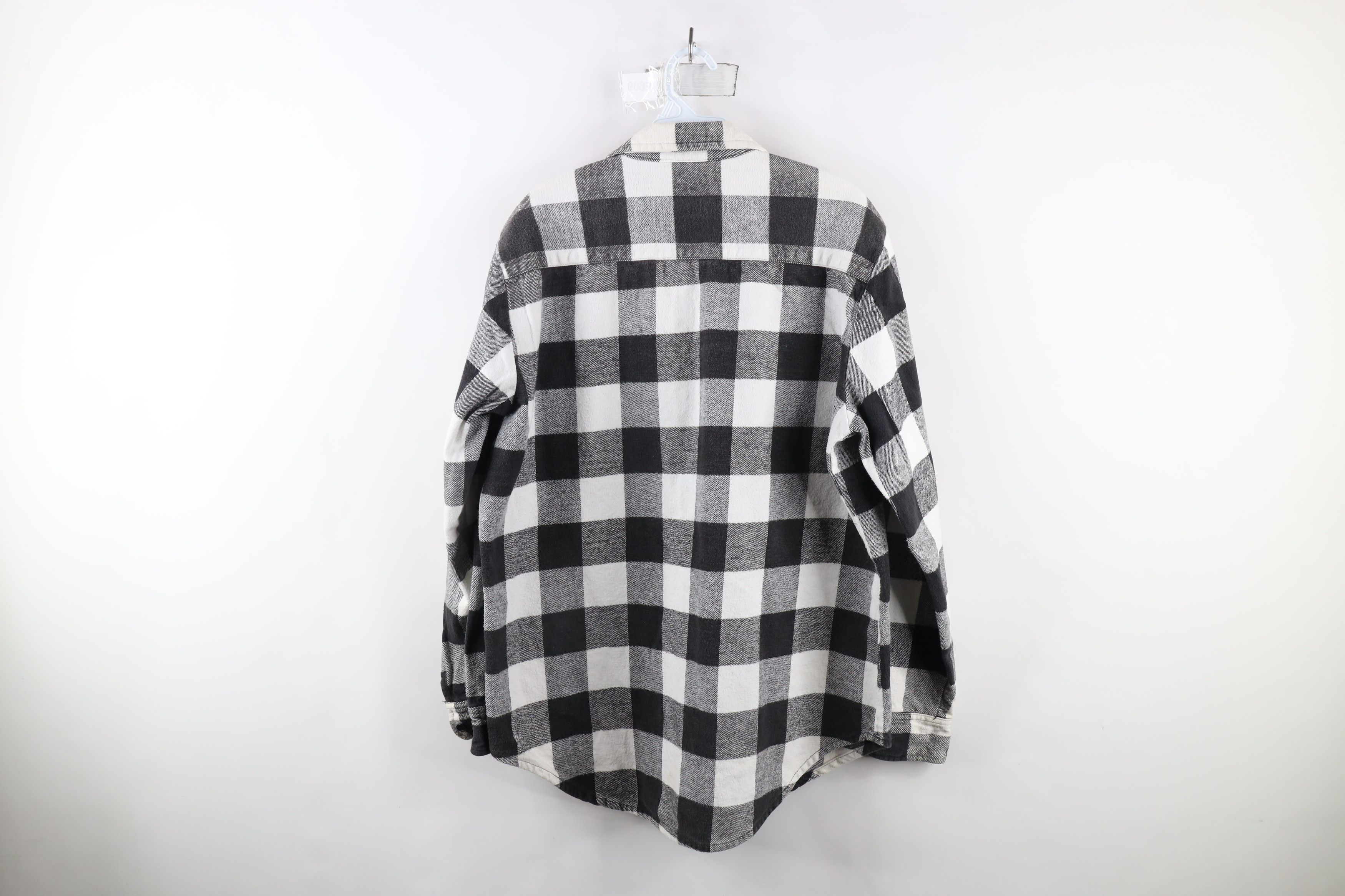 Dickies × Vintage Vintage 90s Dickies Heavyweight Flannel Button Shirt Plaid Size US L / EU 52-54 / 3 - 13 Thumbnail