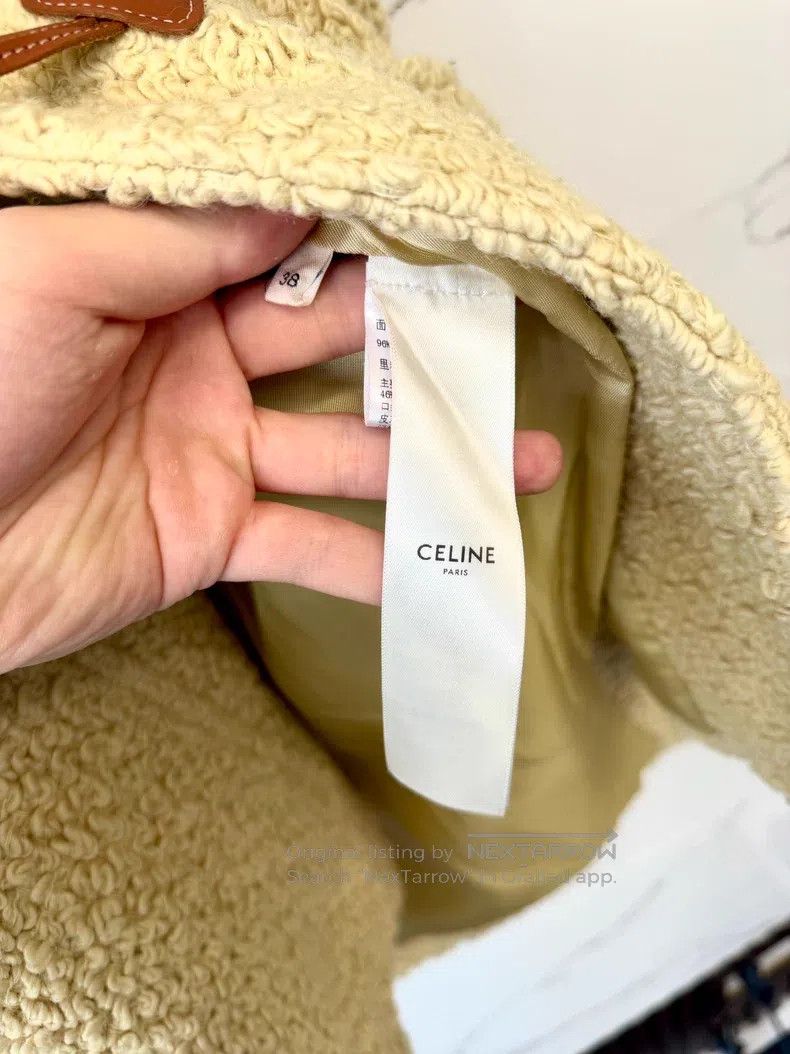 Celine CELINE White Knit Coat Jacket Size XS / US 0-2 / IT 36-38 - 5 Thumbnail