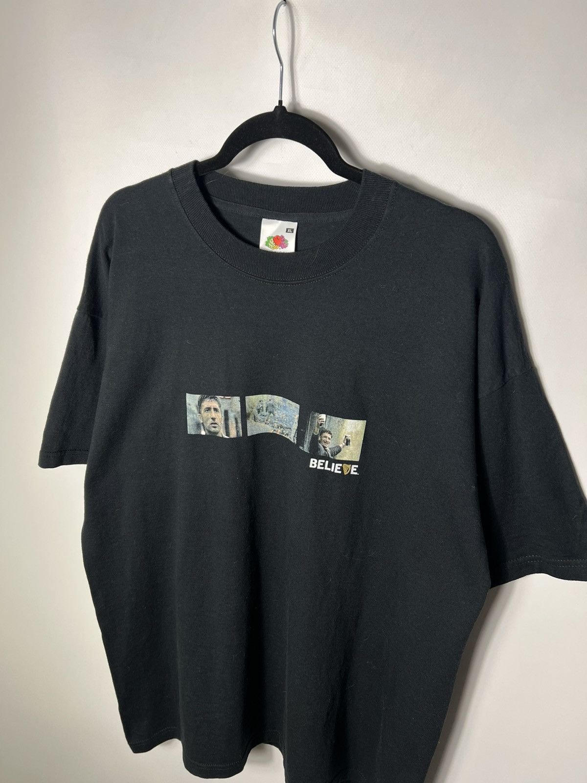 Vintage VINTAGE 00s GUINNESS Bear BELIEVE TEE BLACK T-SHIRT Size US XL / EU 56 / 4 - 3 Thumbnail