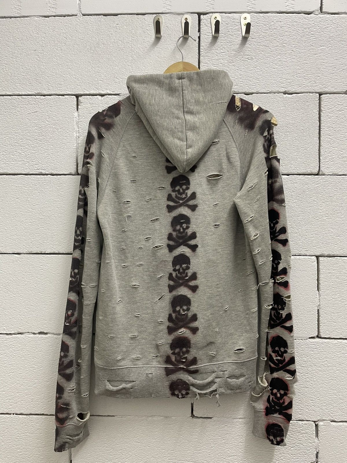 Designer Vintage Johnbull Thrashed Hoodies Distressed ERD Grunge Size US M / EU 48-50 / 2 - 10 Thumbnail