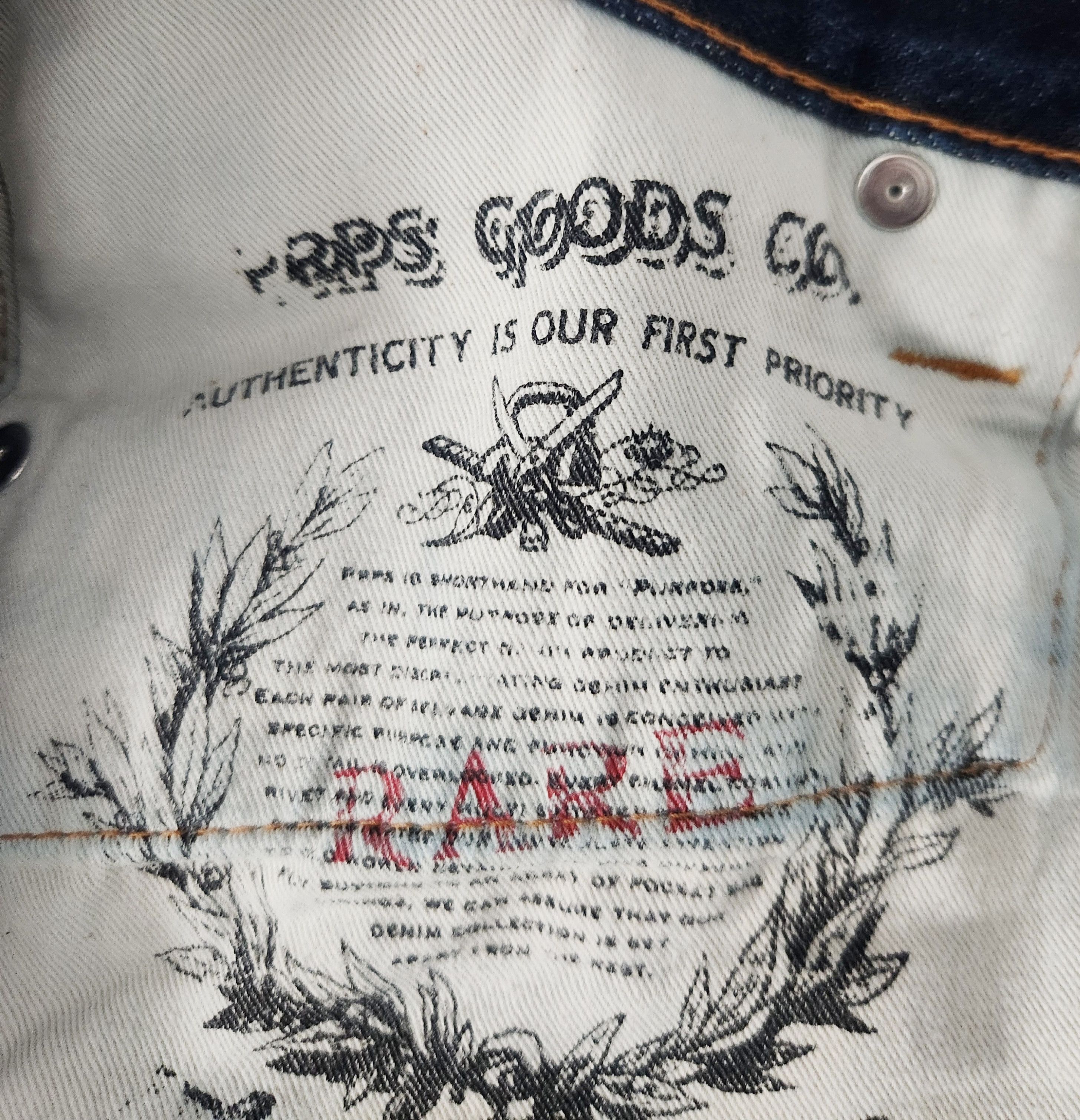 Prps PRPS Limited Edition Rare Japanese Selvedge denim 20 of 109 Size US 31 - 12 Thumbnail