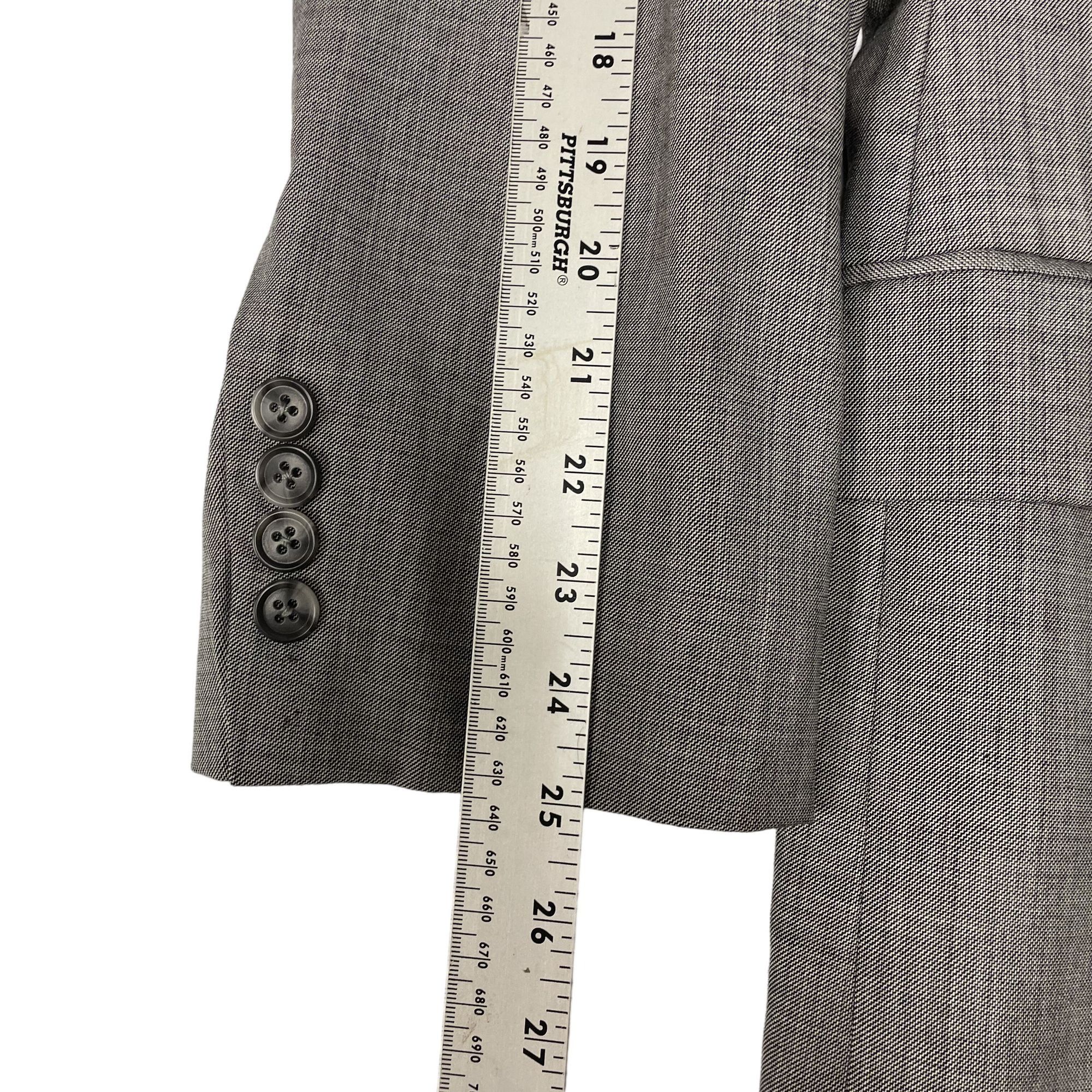 Ralph Lauren Ralph Lauren Gray Silver Sport Coat 3 BTN Wool Jacket Size 42L - 9 Thumbnail
