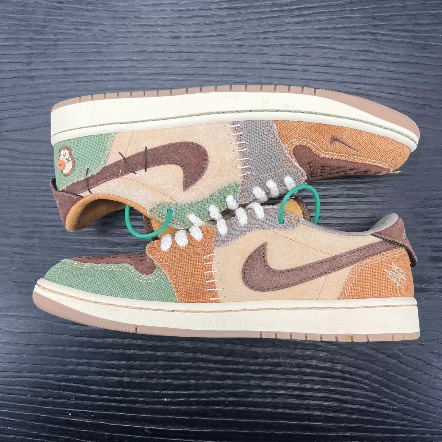 Nike Air Jordan 1 Low Voodoo Doll 42.5 Mint Box Accs Size US 9.5 / EU 42-43 - 3 Thumbnail