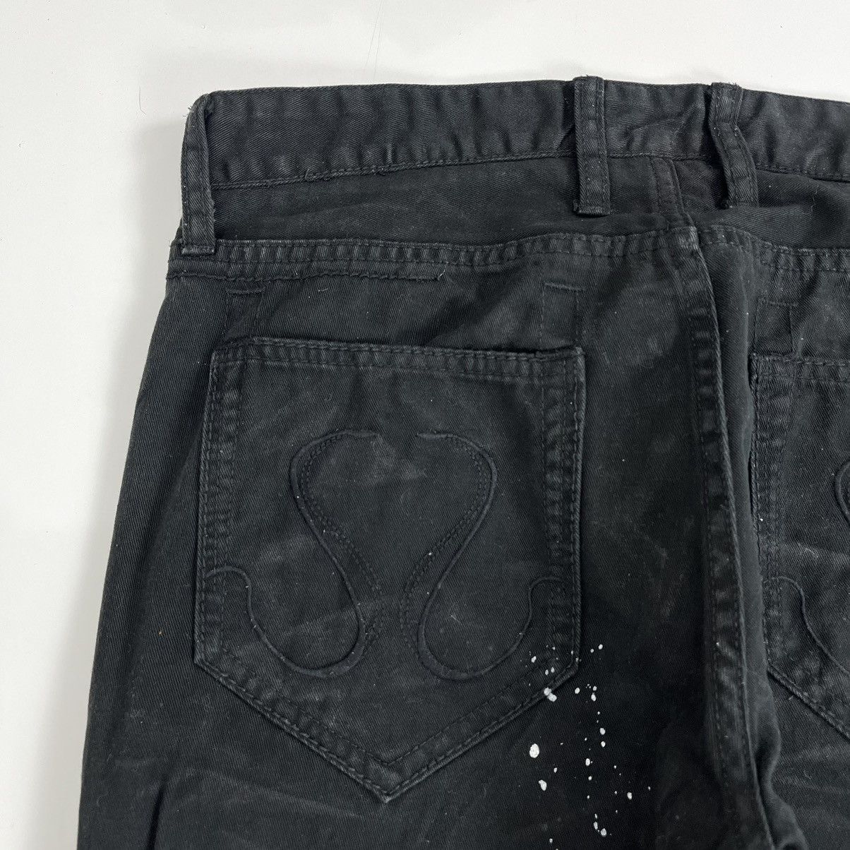 CIVARIZE × Japanese Brand × Tornado Mart Y2K Civarize Multi Zipper Painted Lgb Seditianories Pants Size US 31 - 13 Thumbnail