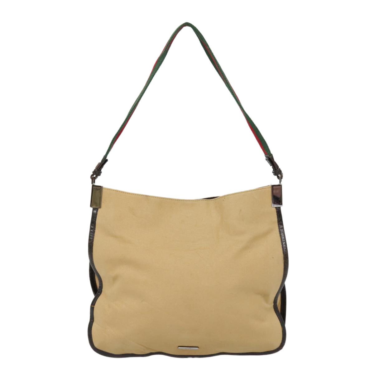 Gucci Beige Canvas Shoulder Bag (Pre-Owned) Size ONE SIZE - 1 Thumbnail