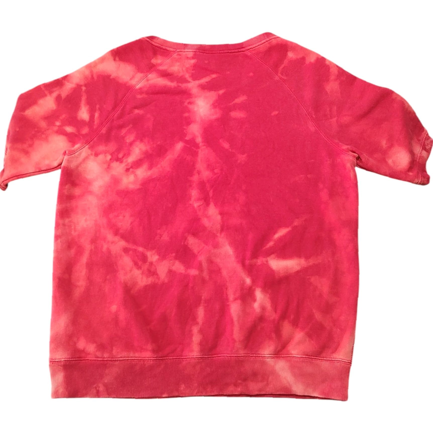 Nike VINTAGE Nike Short Sleeve Sweatshirt Womens Tag Medium Acid Wash Tie Dye Red Size M / US 6-8 / IT 42-44 - 2 Thumbnail