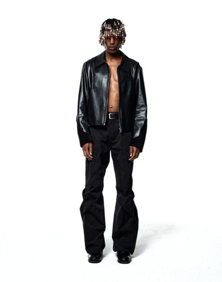 CMMAWEAR CMMAWEAR FW24 Urus Leather Jacket All Black Size US M / EU 48-50 / 2 - 9 Thumbnail