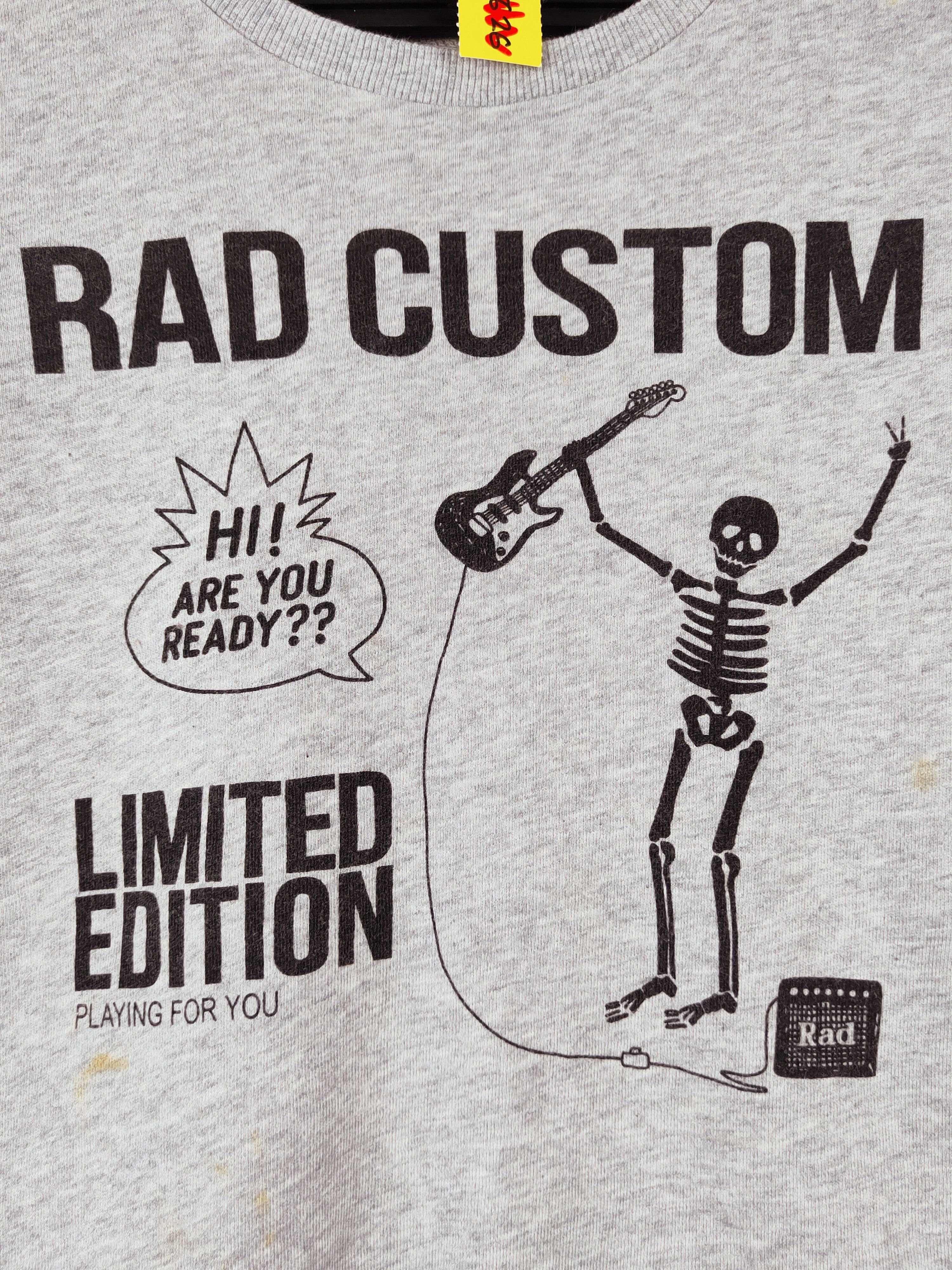 Japanese Brand × Vintage Rad Custom Special Edition Gray Sweatshirts #W172 Size S / US 4 / IT 40 - 3 Thumbnail