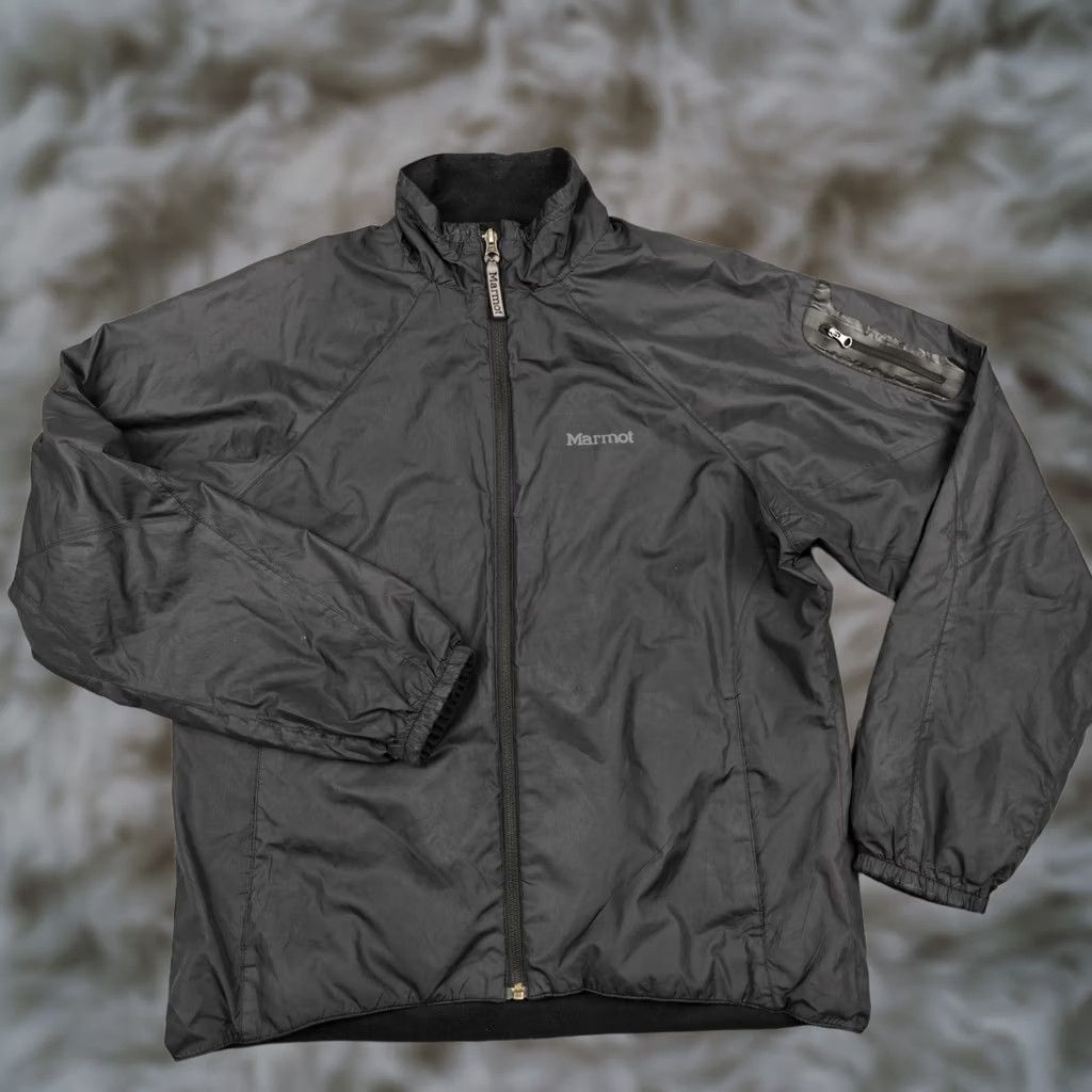 Marmot Marmot Jacket Womens Large Black Softshell Fleece Lined Full Zip Pockets Outdoor Size L / US 10 / IT 46 - 1 Thumbnail