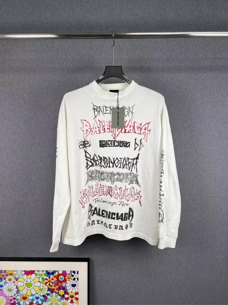 Balenciaga The Yearofthe Loong Limited Graffiti Long Sleeve