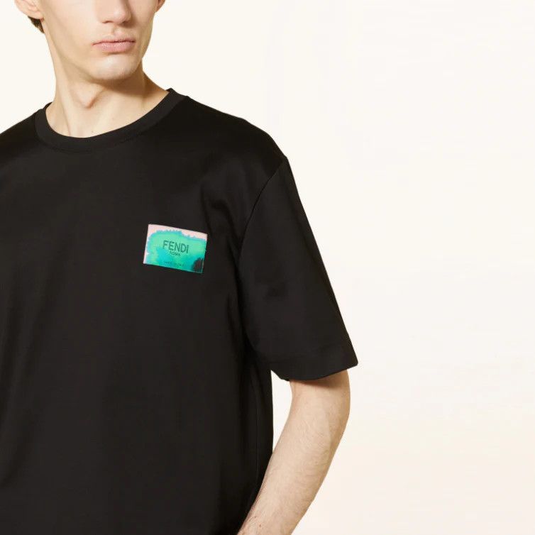 Fendi o1loc1c0824 T-Shirt in Black Size US M / EU 48-50 / 2 - 2 Thumbnail