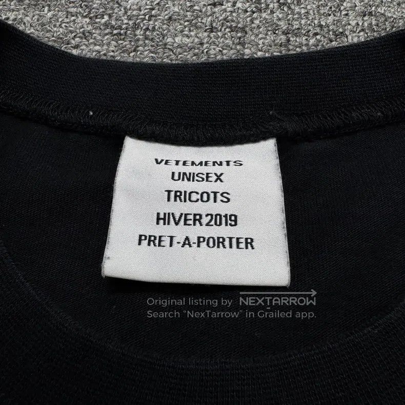Vetements Vetements Letter Printed Short Sleeve Size US M / EU 48-50 / 2 - 4 Thumbnail