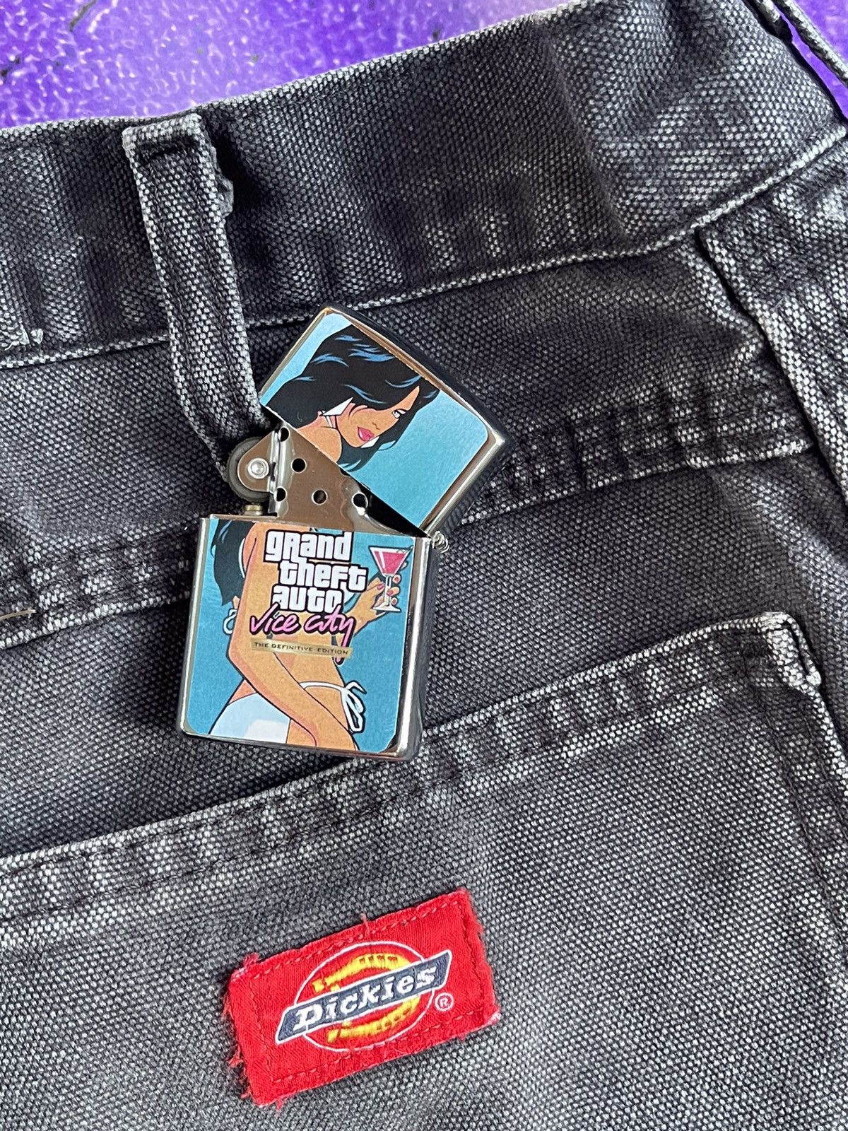 Vintage L WORK 2 lighters two side Girl GTA. BUNDLE DEAL 2 item Size ONE SIZE - 6 Thumbnail