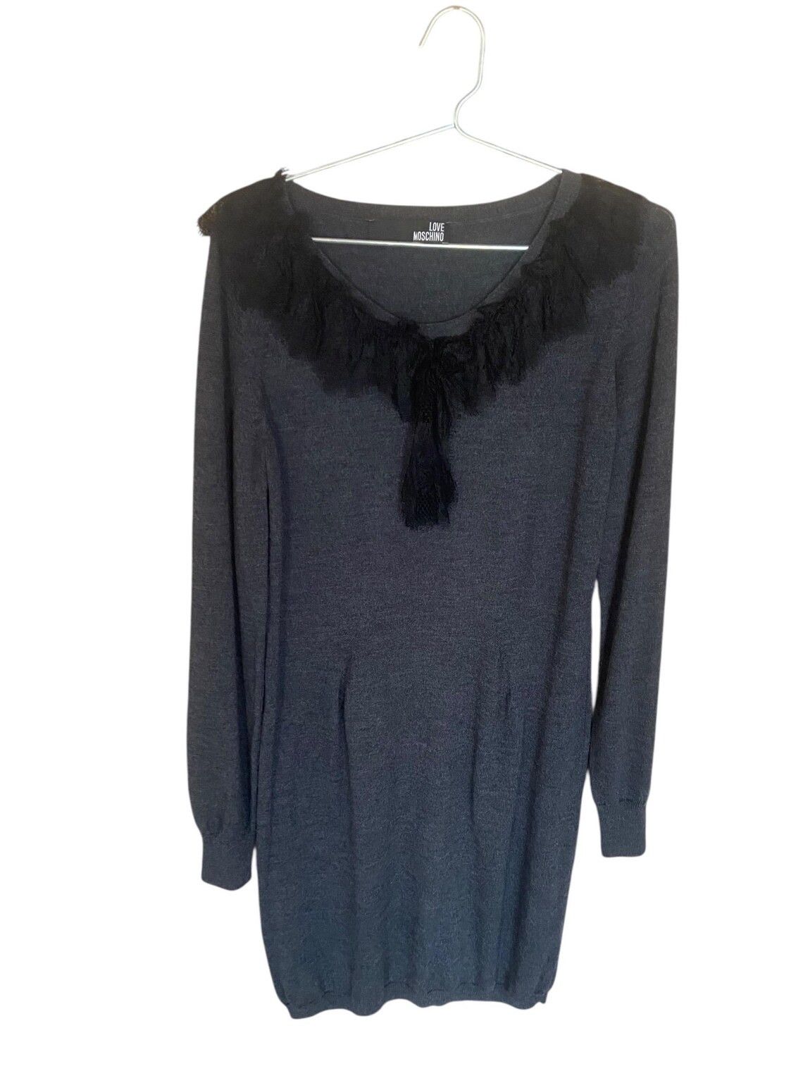 Moschino Vintage Moschino grey wool dress Size S / US 4 / IT 40 - 7 Thumbnail