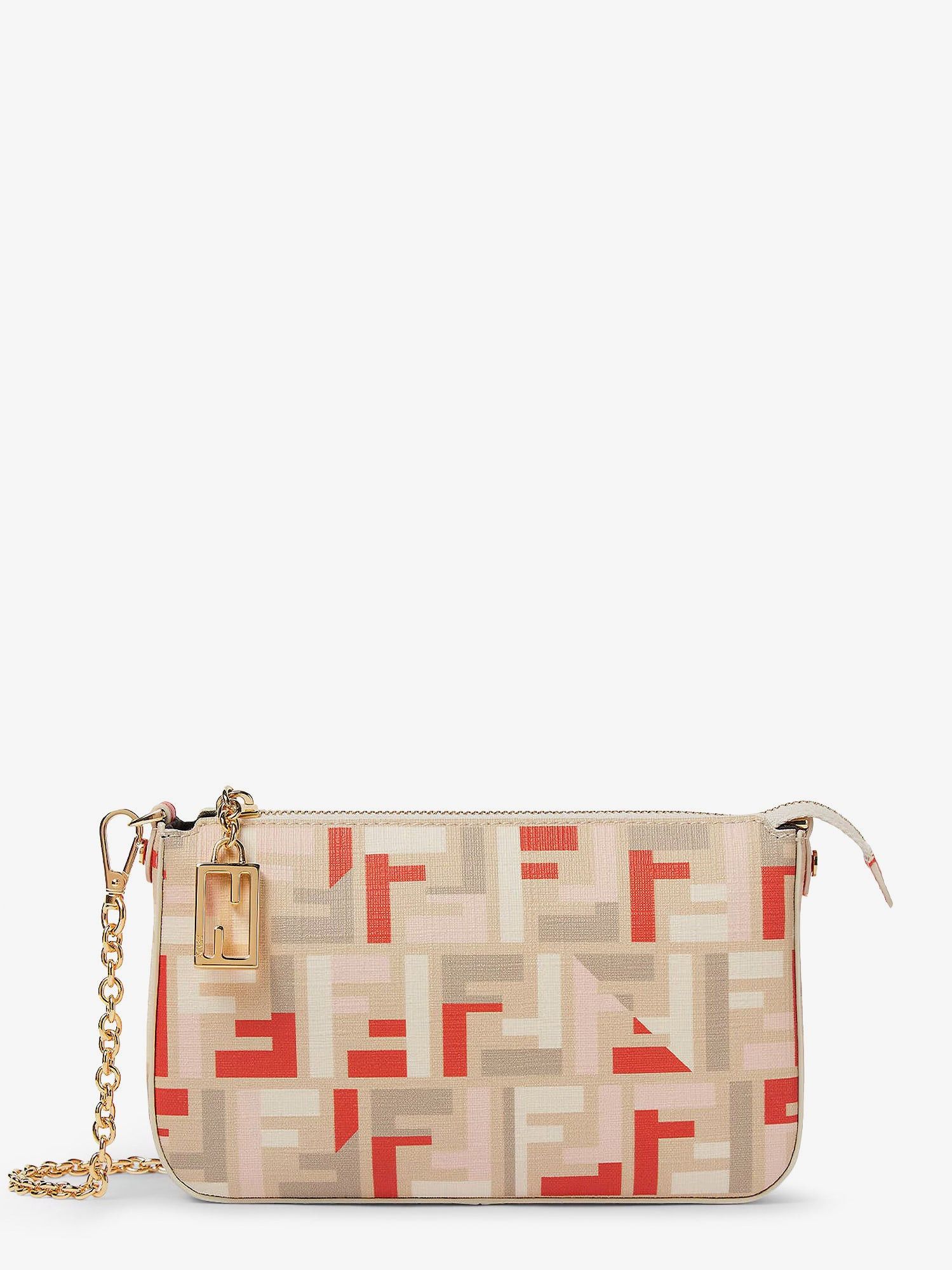 Fendi Pouch Baguette Ff Jacquard Fabric Shoulder Bag, Women's