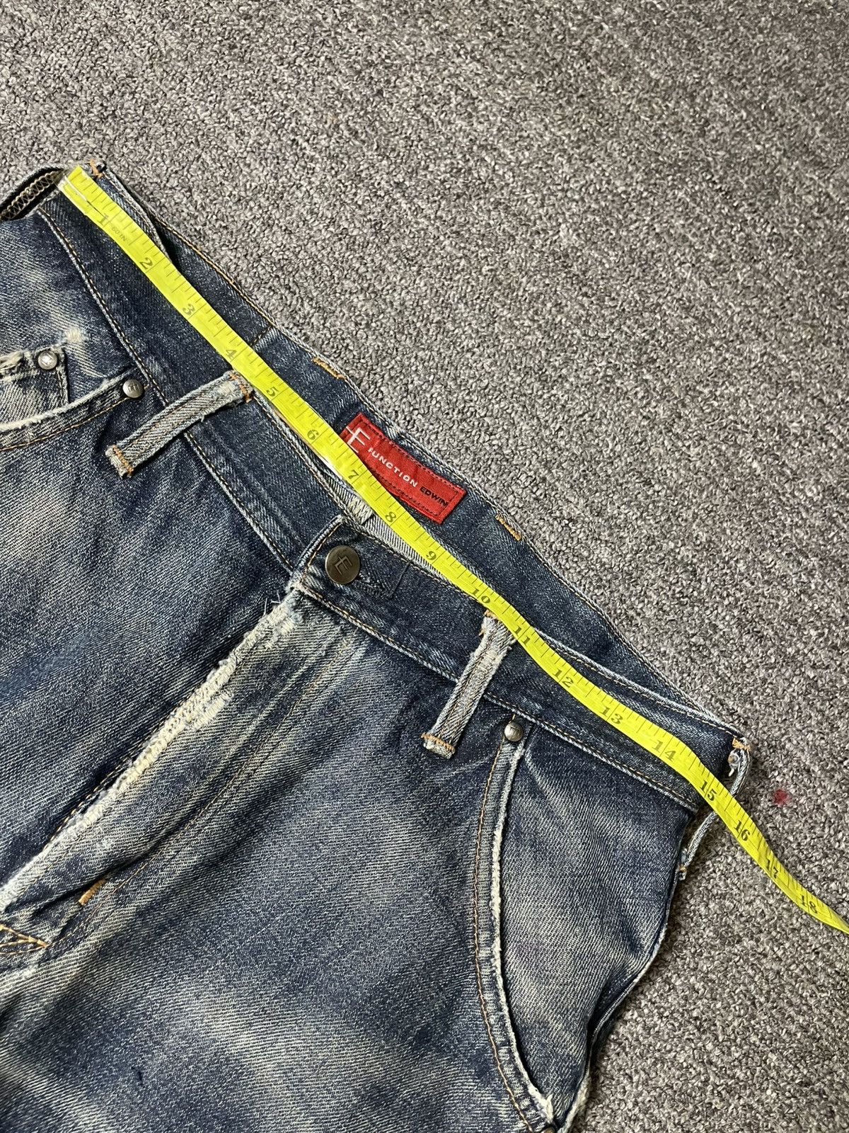 Edwin × Vintage EDWIN x E.Function Distressed Denim Jeans (93) Size US 31 - 7 Thumbnail
