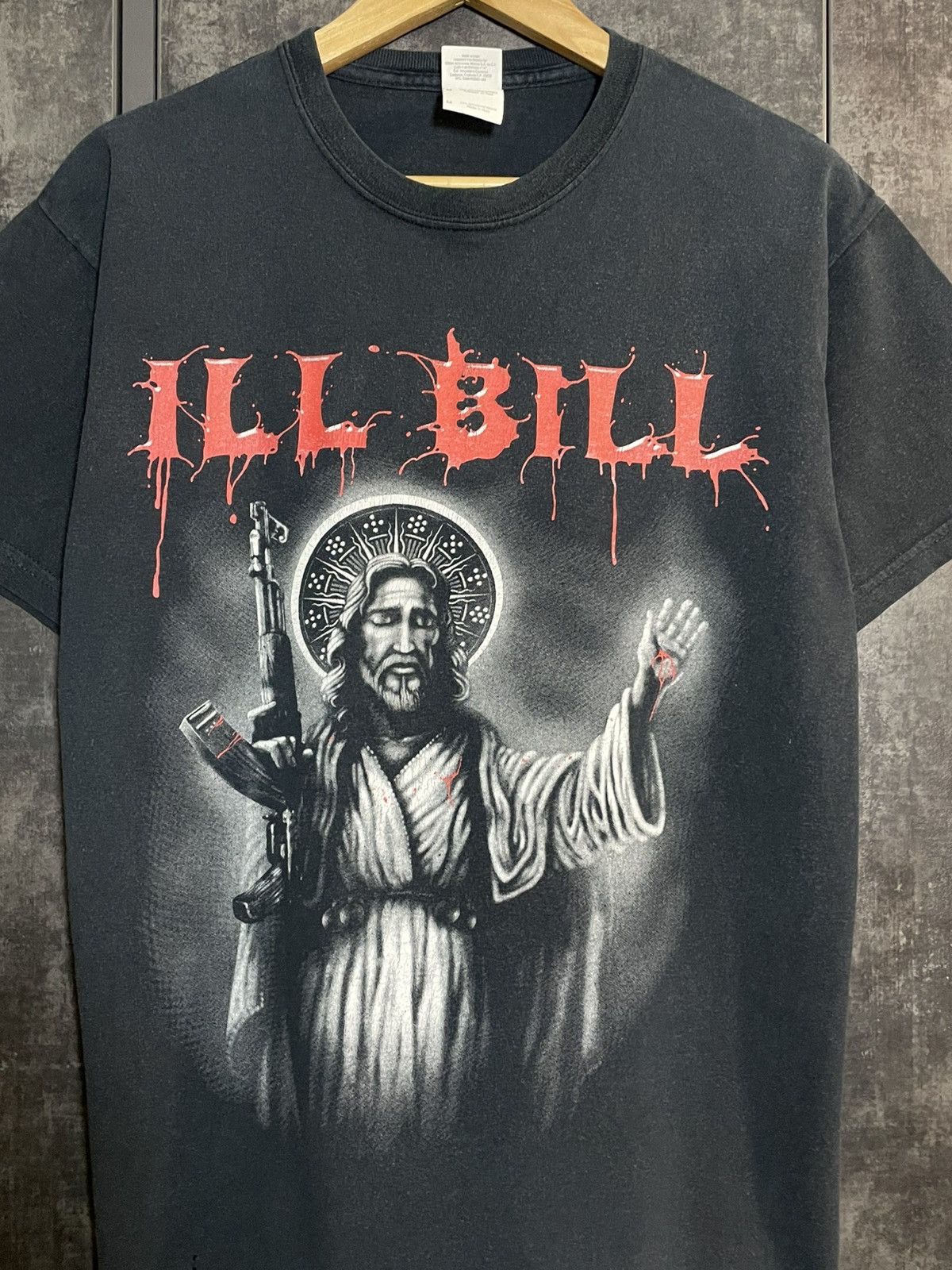 Band Tees Vintage Faded Ill Bill Jesus Religion Weapon Death T-shirt Size US M / EU 48-50 / 2 - 3 Thumbnail