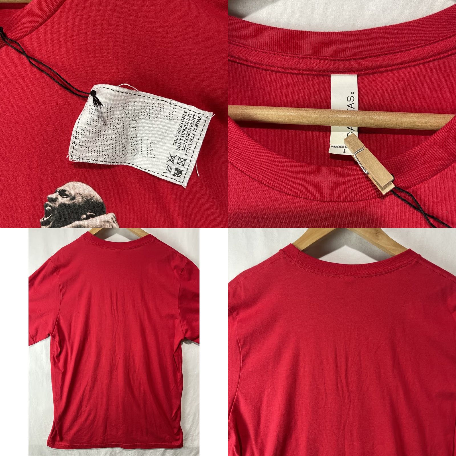 Vintage Canvas MJ ‘Oh Yeah, That’s My Jam!’ Graphic T-shirt Adult L Red Cotton Logo Crew Neck Short Sleeve Men Shirt Graphic Tee 90s Size US L / EU 52-54 / 3 - 8 Thumbnail