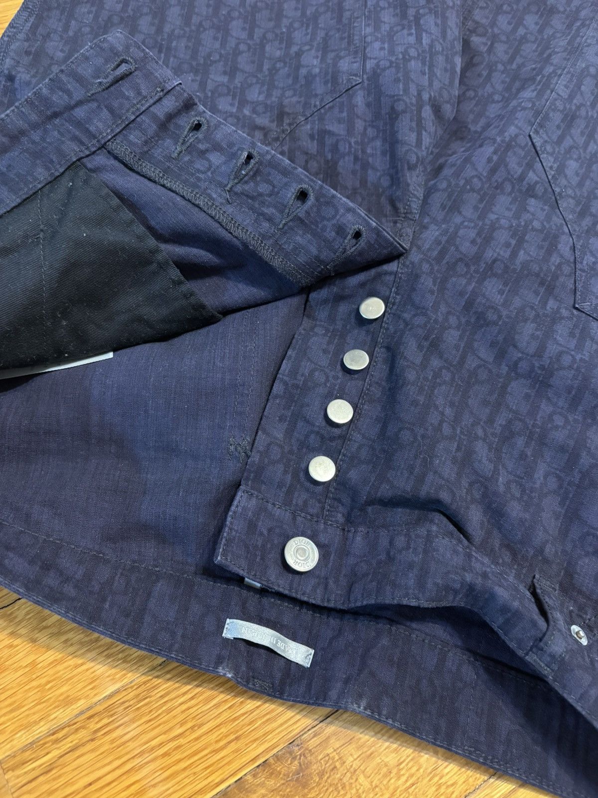 Dior Dior Oblique Denim Shorts Size US 31 - 5 Thumbnail