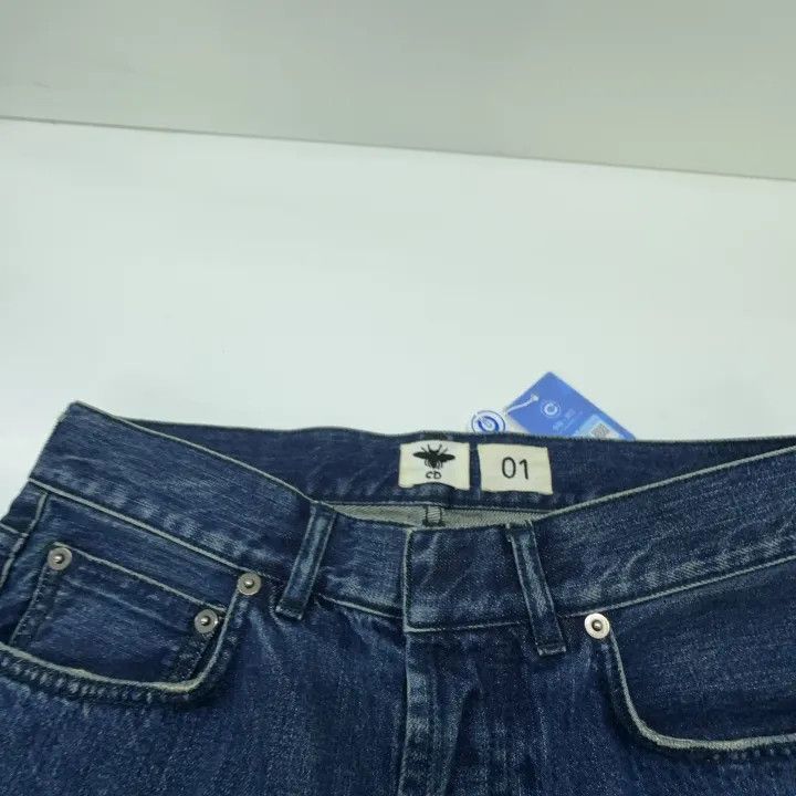 Dior Dior Women's Straight Denim Pants with Logo Detail 0079-250 Size 35" - 7 Thumbnail