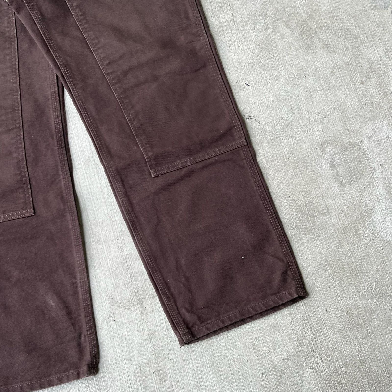 Carhartt × Vintage Carhartt brown double knee work wear carpenter pants Size US 32 / EU 48 - 3 Thumbnail