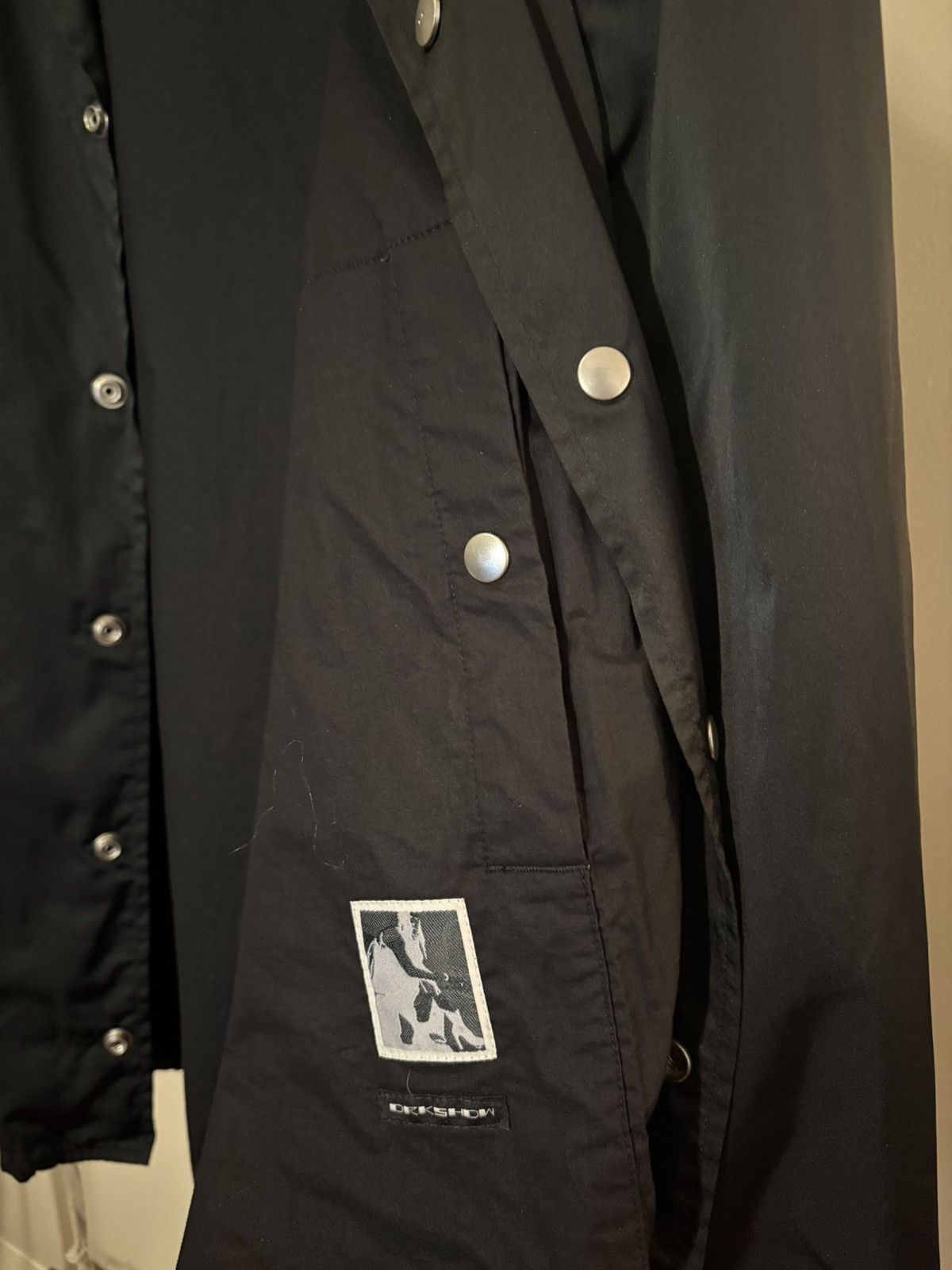 Rick Owens Drkshdw Black Shirt Jacket Size US S / EU 44-46 / 1 - 4 Thumbnail