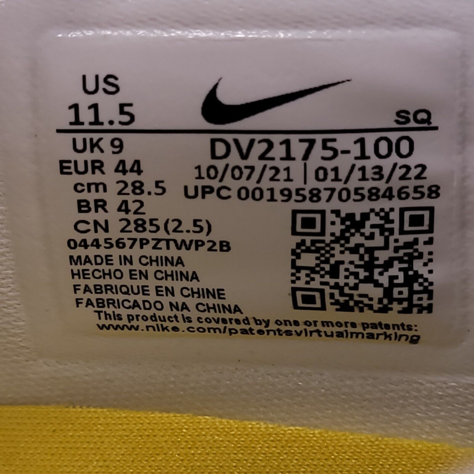 Nike Nike Air Force 1 Fontanka Shoe Womens Size 11.5 DV2175-100 Size US 11.5 / IT 41.5 - 8 Thumbnail