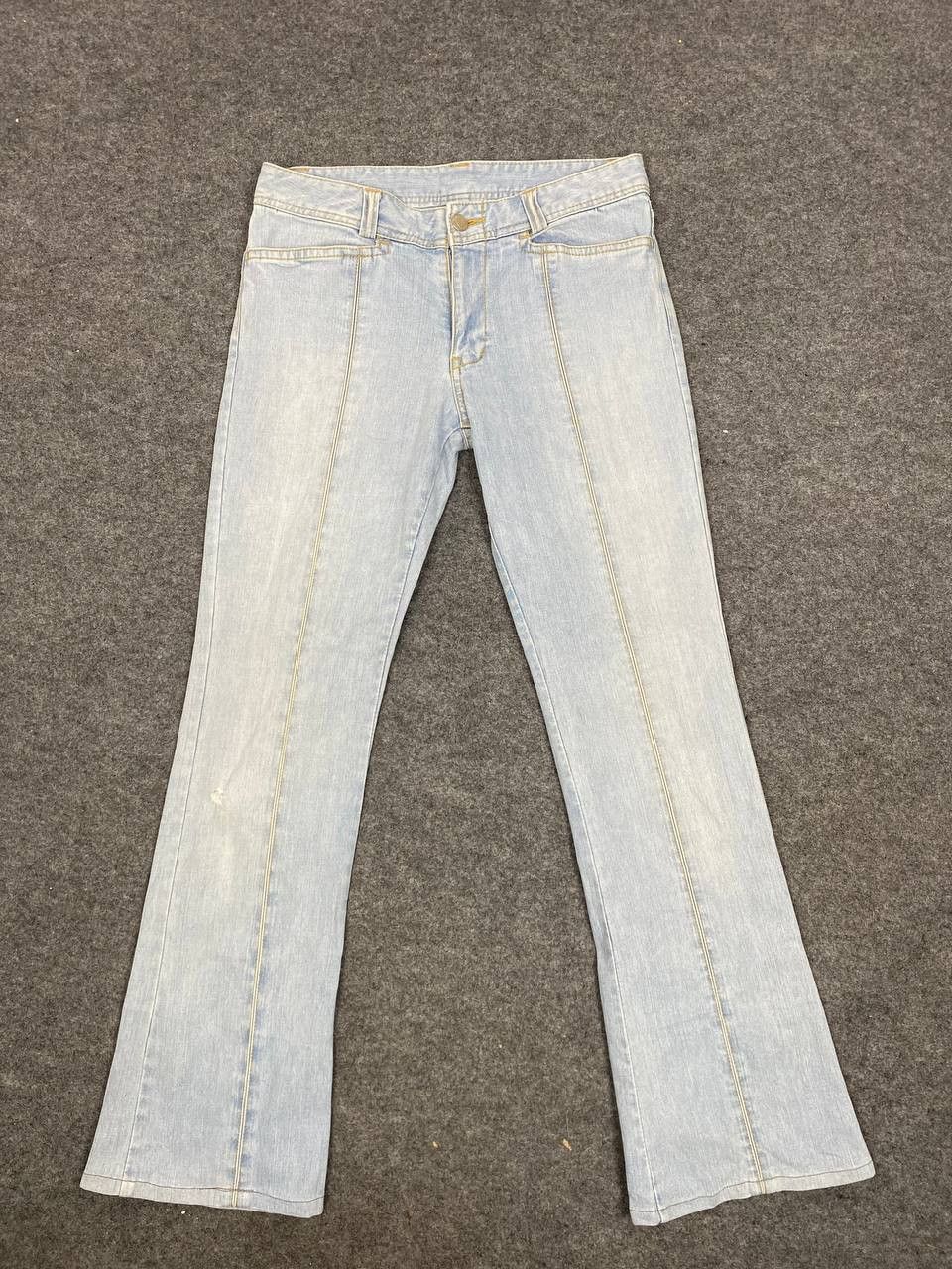 Japanese Brand vintage japanese brands lightwash bootcut flare denim Size 31" - 5 Thumbnail