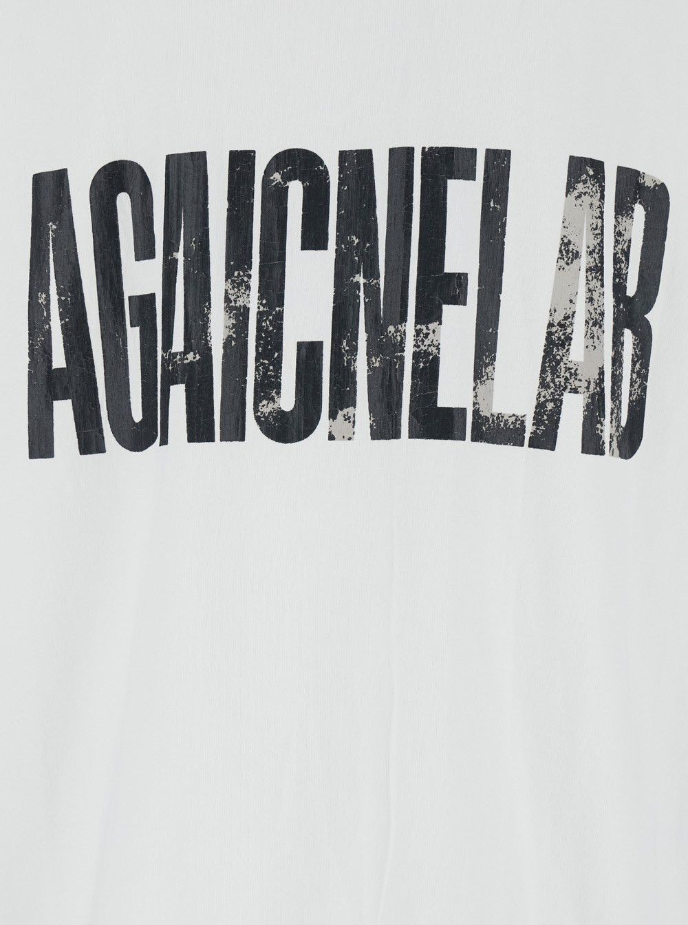 Balenciaga o1srvl11e1025 Agaicnelab T-Shirt Oversized Fit in White Size XL / US 12-14 / IT 48-50 - 3 Thumbnail