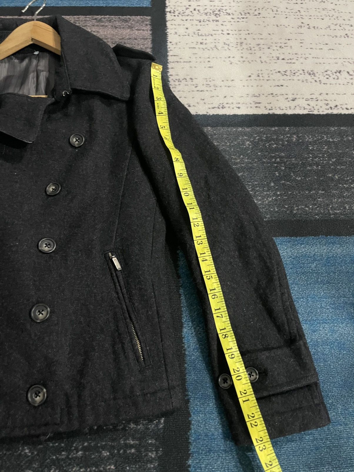 Tornado Mart Tornado Mart Wool Double Breasted Peacoat Size US S / EU 44-46 / 1 - 20 Thumbnail